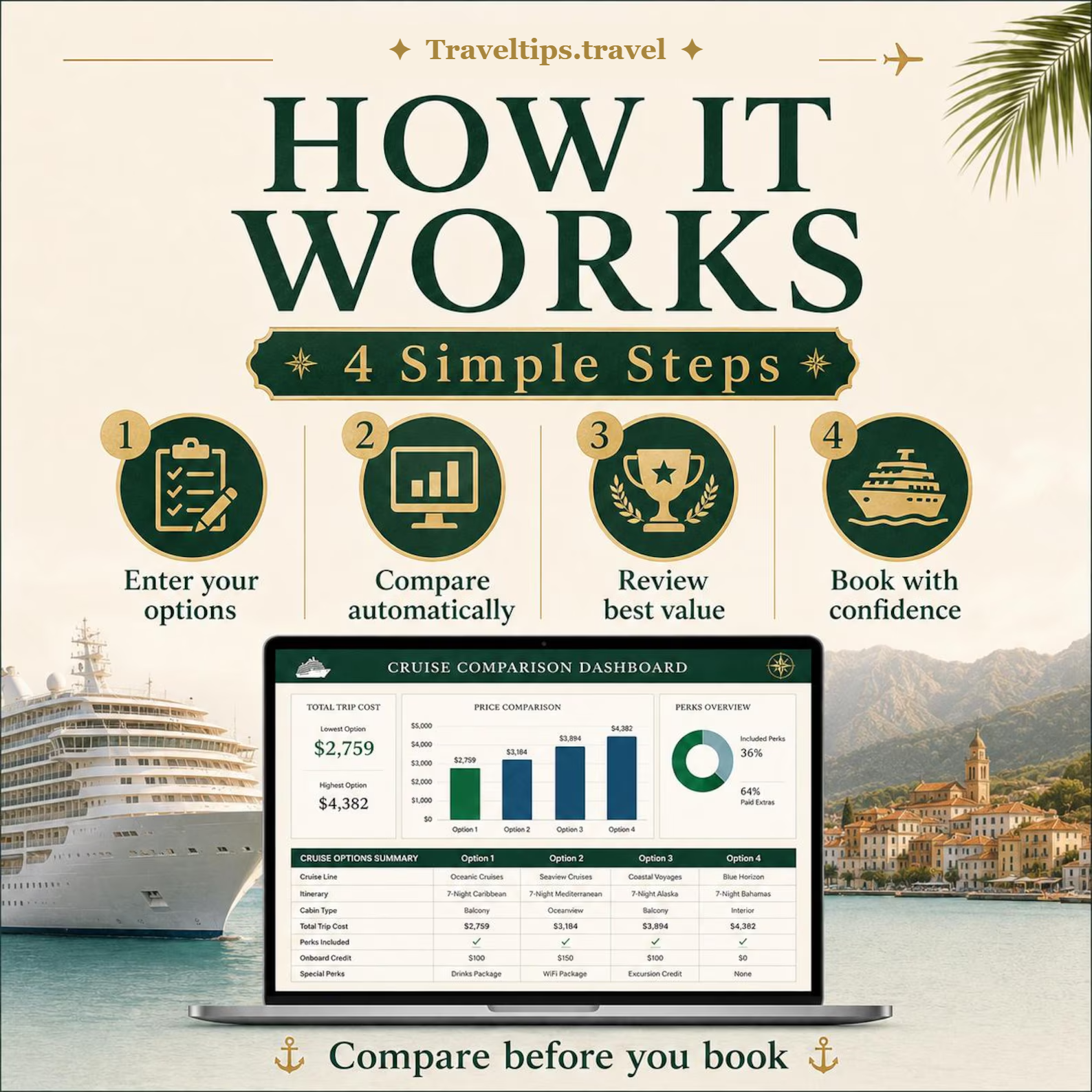 Port & excursion tracker