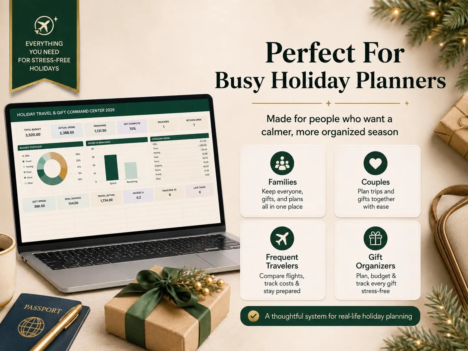 Family logistics dashboard