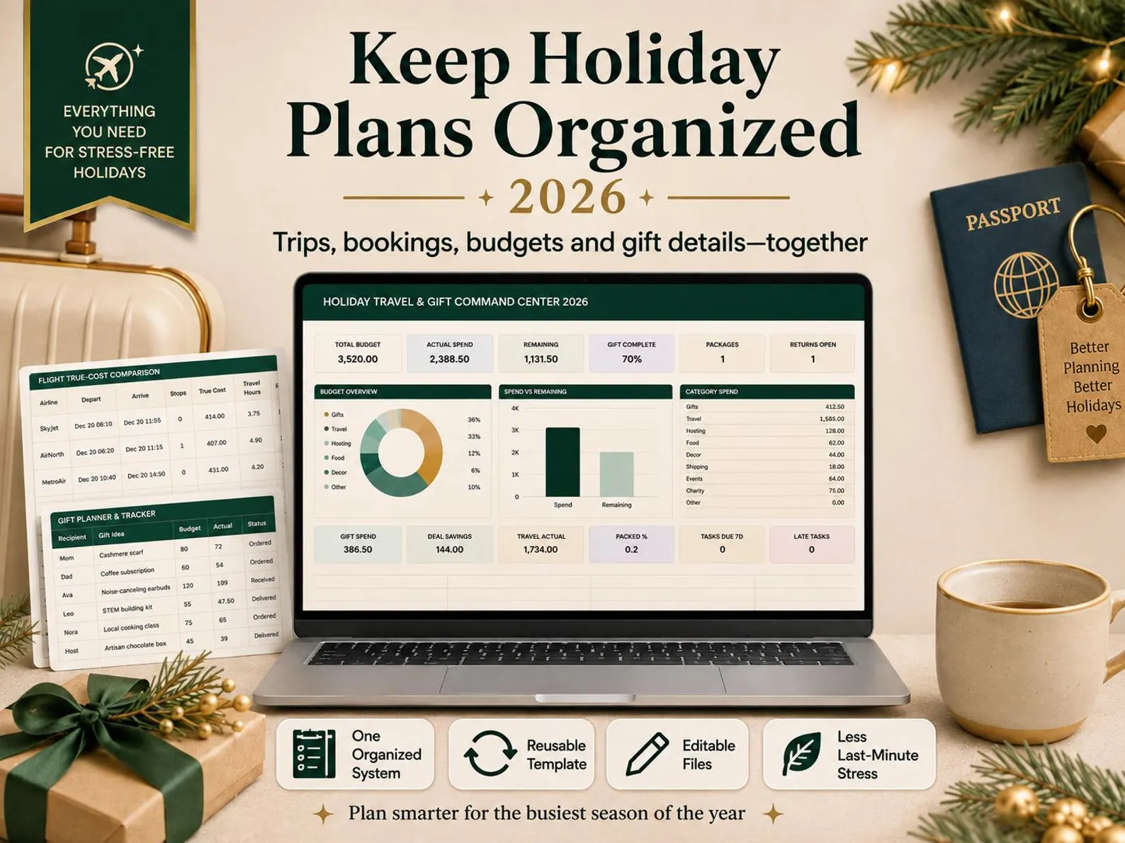 Dietary needs tracker
