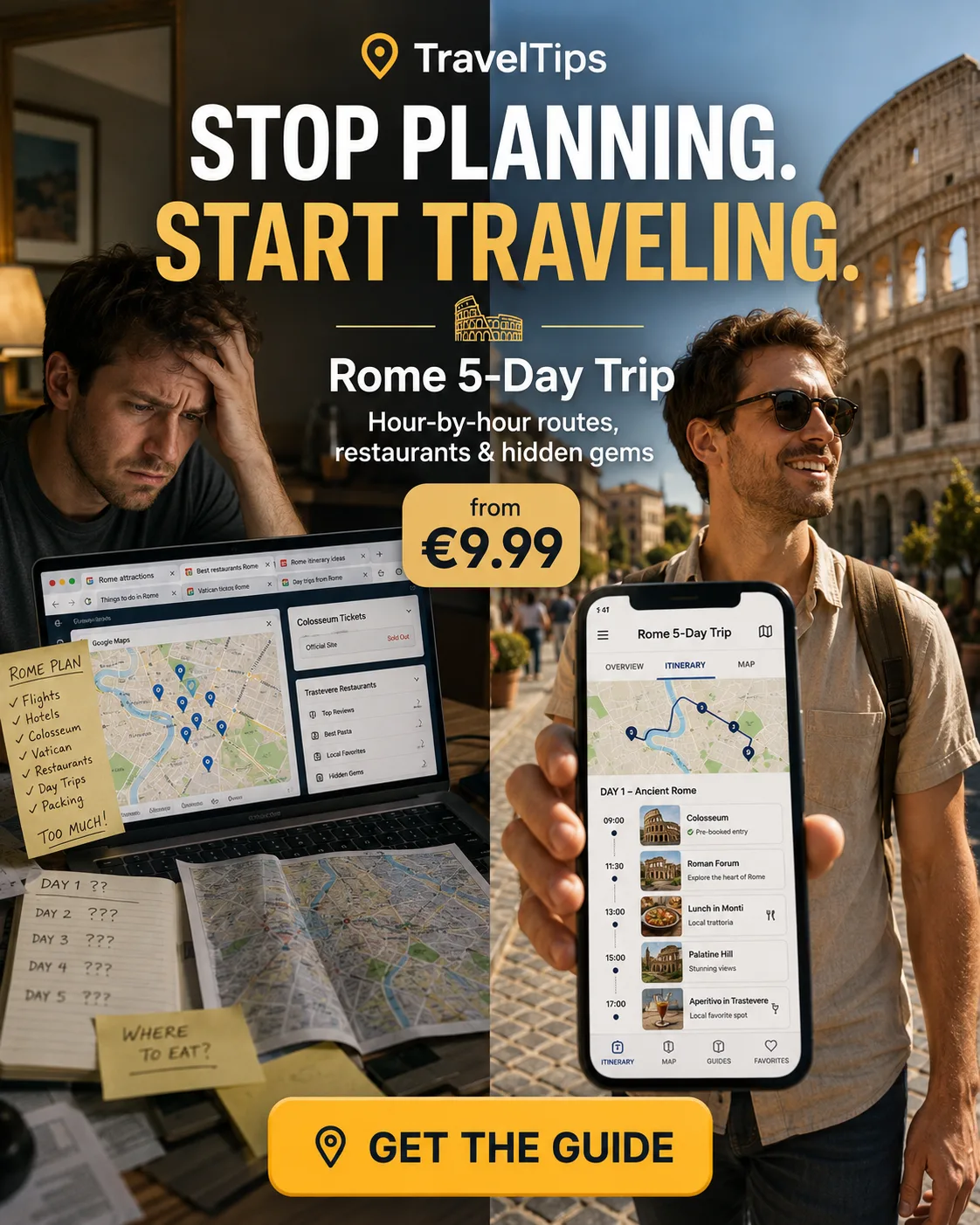 Don't show up to a locked door — TravelTips reshuffles your Rome day