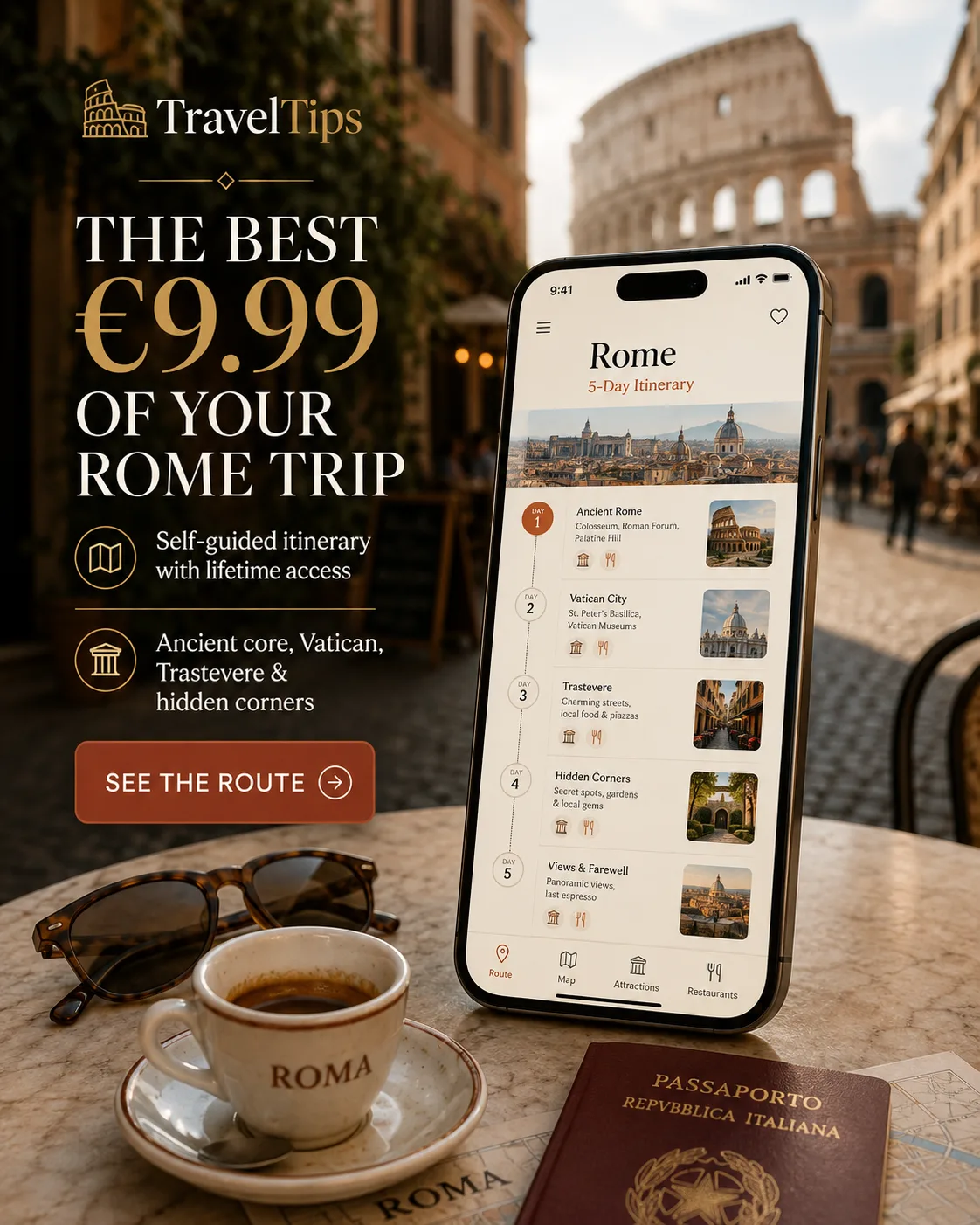 First morning in Rome? Already sorted.