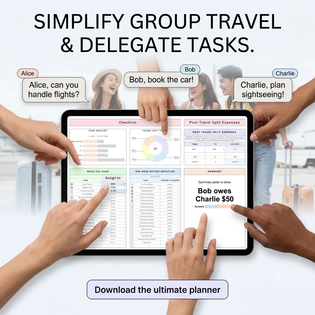 Simplify group travel and delegate tasks