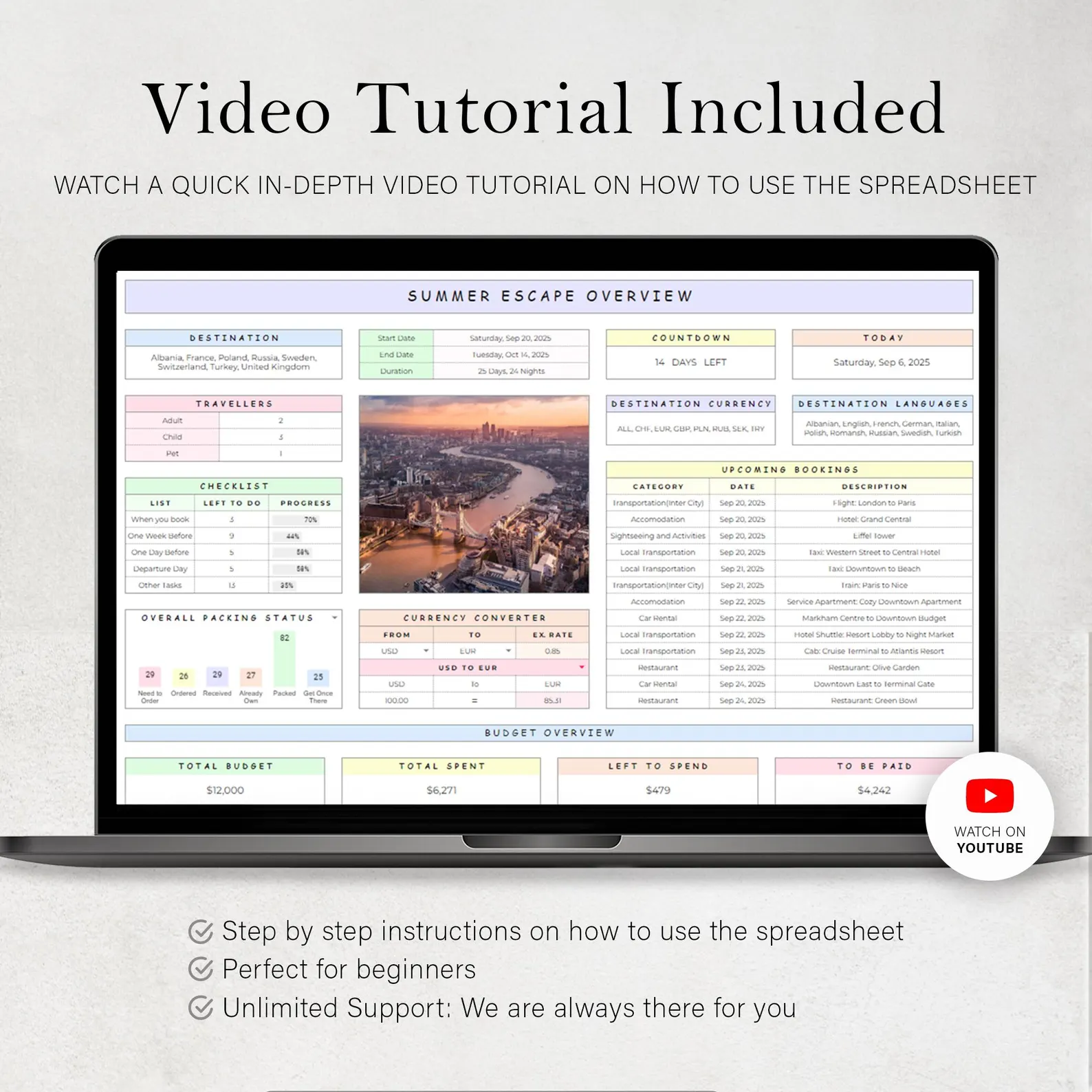 Video tutorial preview